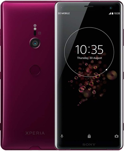 Sony Xperia XZ3 store Bordeaux Red